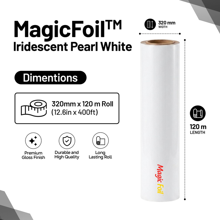 MagicFoil Pro – 2-Step Heat Transfer Foil Roll, 320 mm x 120 m