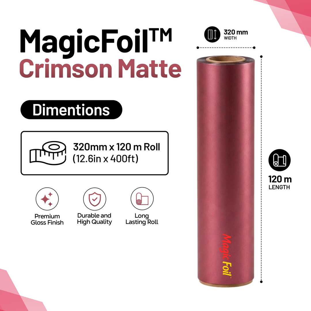 MagicFoil Pro – 2-Step Heat Transfer Foil Roll, 320 mm x 120 m