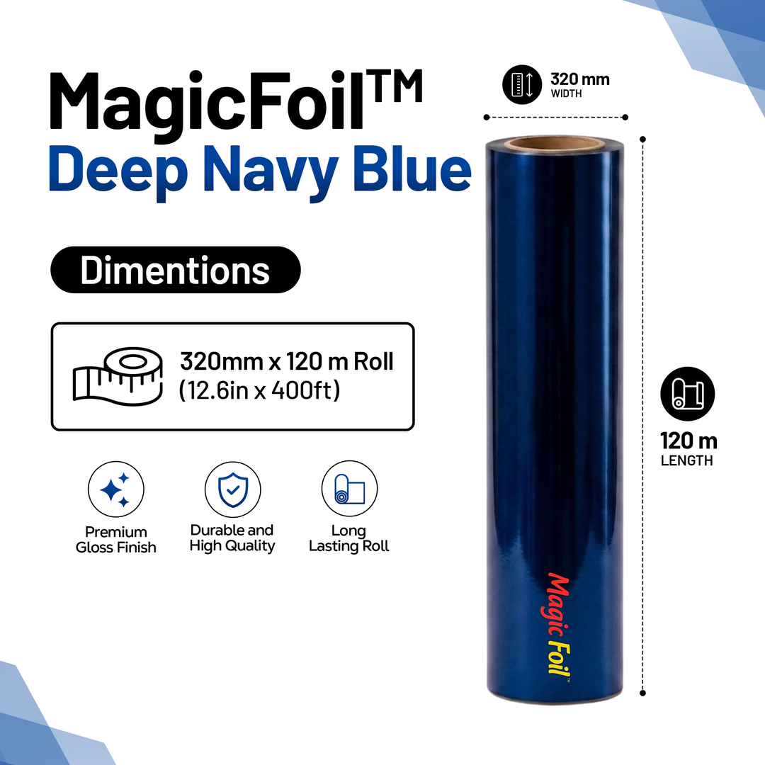 MagicFoil Pro – 2-Step Heat Transfer Foil Roll, 320 mm x 120 m