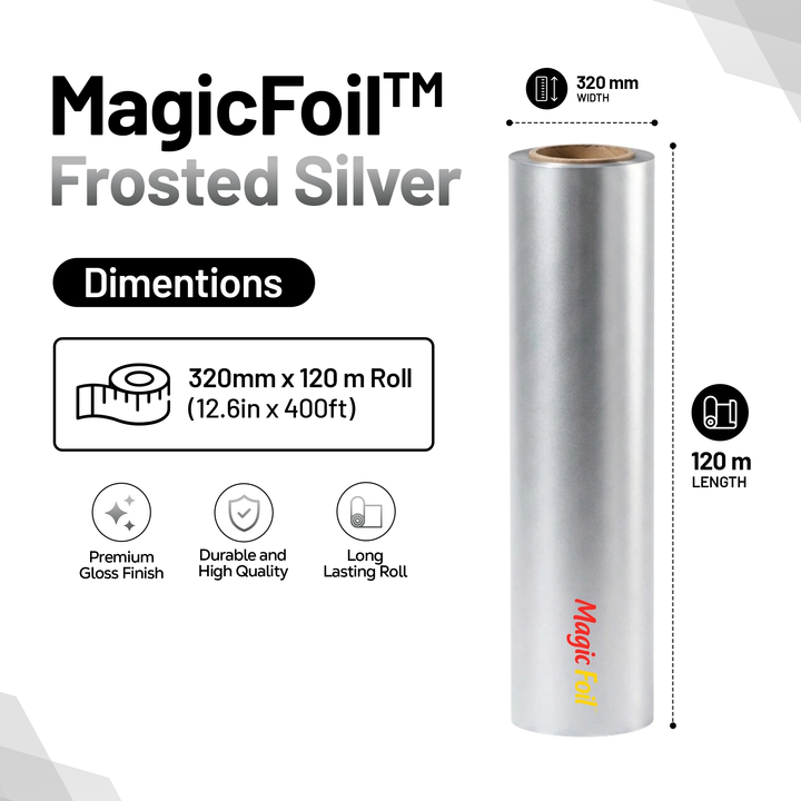 MagicFoil Pro – 2-Step Heat Transfer Foil Roll, 320 mm x 120 m