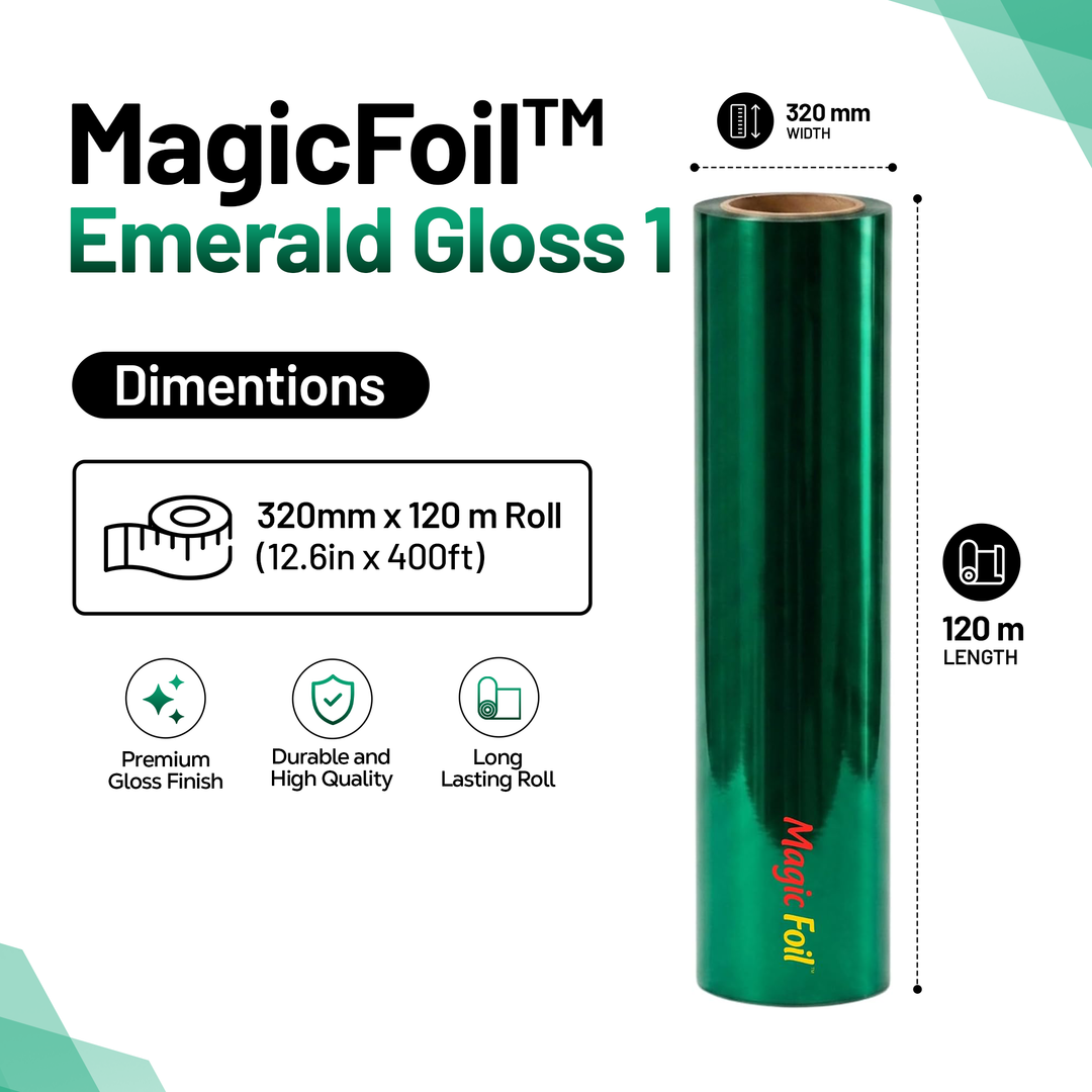 MagicFoil Pro – 2-Step Heat Transfer Foil Roll, 320 mm x 120 m
