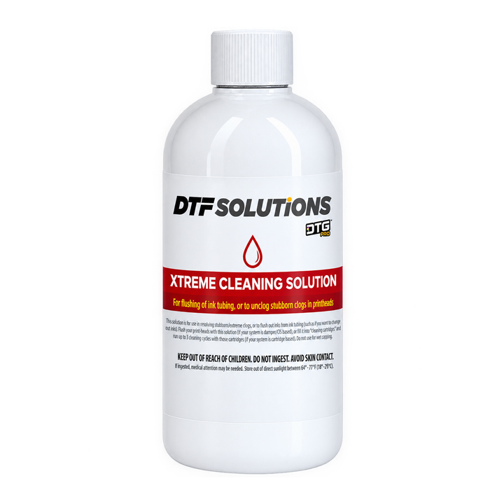 DTGPRO XTREME Cleaning Solution for Printhead Clogs &amp; Ink Tubing Flushing