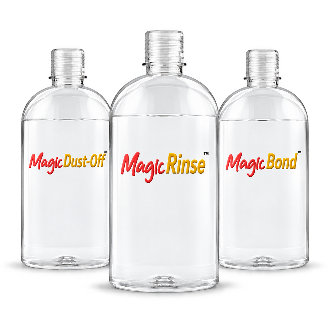 MagicLine™ Finishing Solutions Refill Pack – MagicBond™, MagicDust-Off™ &amp; MagicRinse™