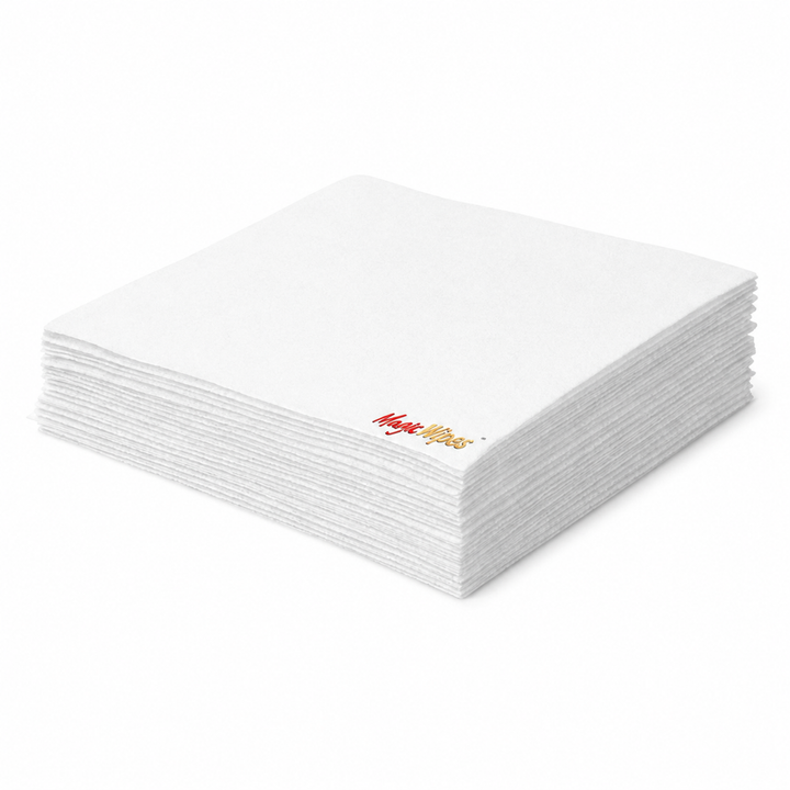 MagicWipe™ Lint-Free Cleaning Cloths – 12 × 17 Inch Anti-Static Powder &amp; Fines Removal Wipes for DTF Film &amp; Print Equipment