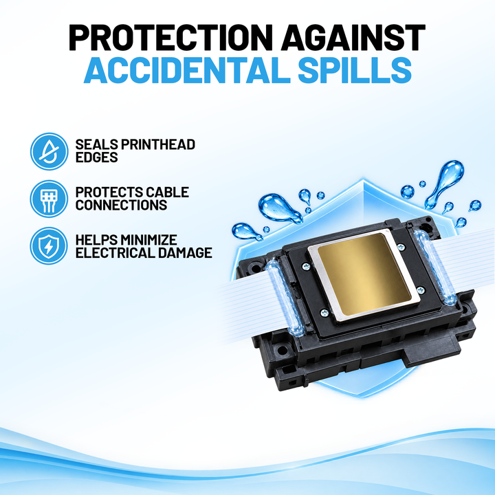 DTFBASICS Waterproof Silicone Printhead Sealing &amp; Spill Protection Kit for Epson Printheads