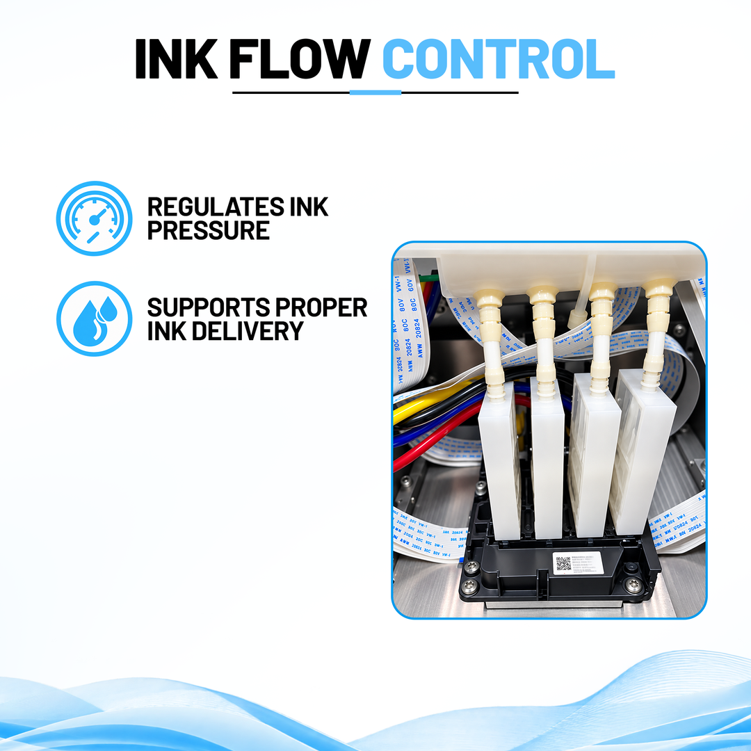 DTFBASICS JV5 Style Ink Damper for I3200 &amp; XP600 Printhead-Based DTF Printers