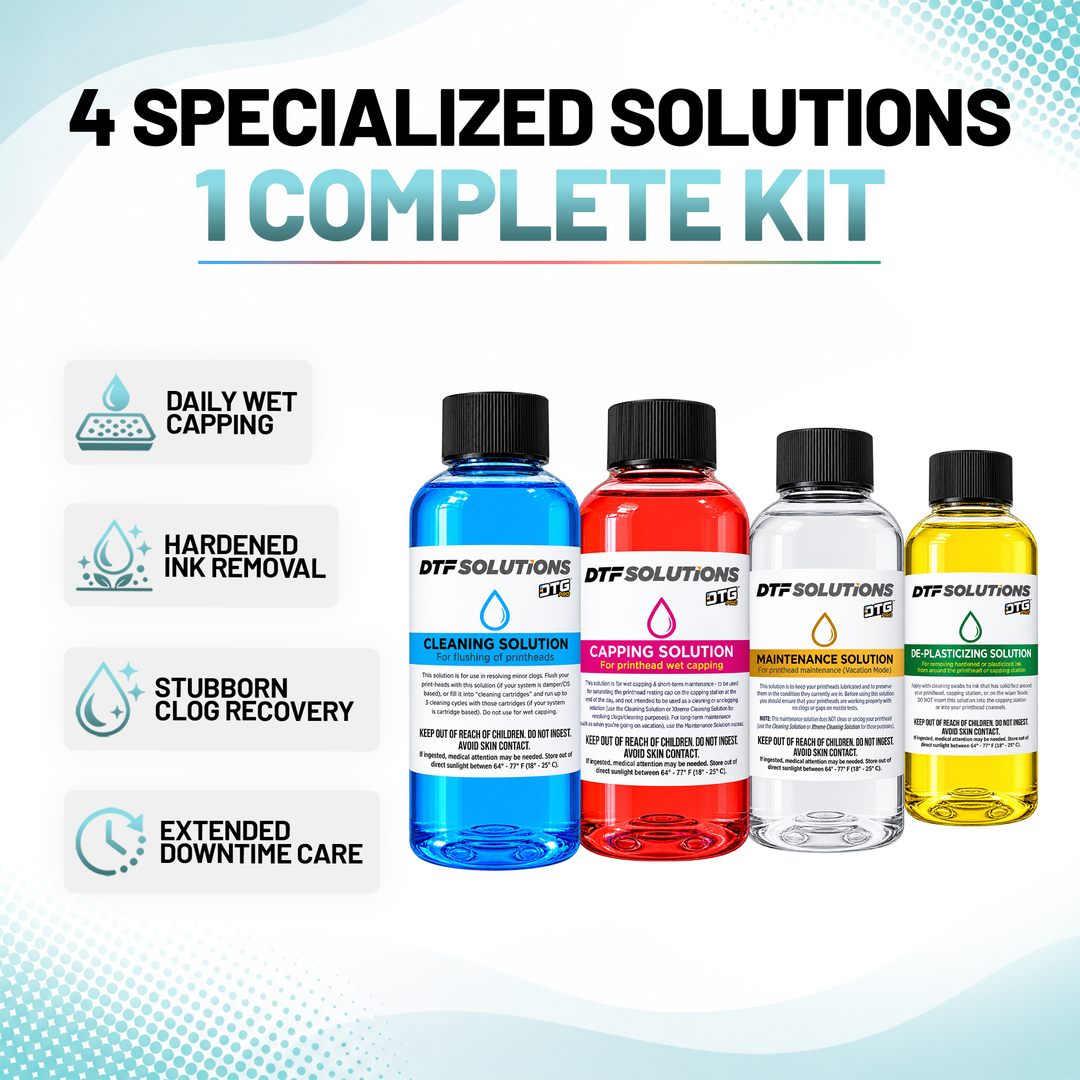 DTGPRO Printhead Care System – Essential, Pro &amp; Ultimate Kits