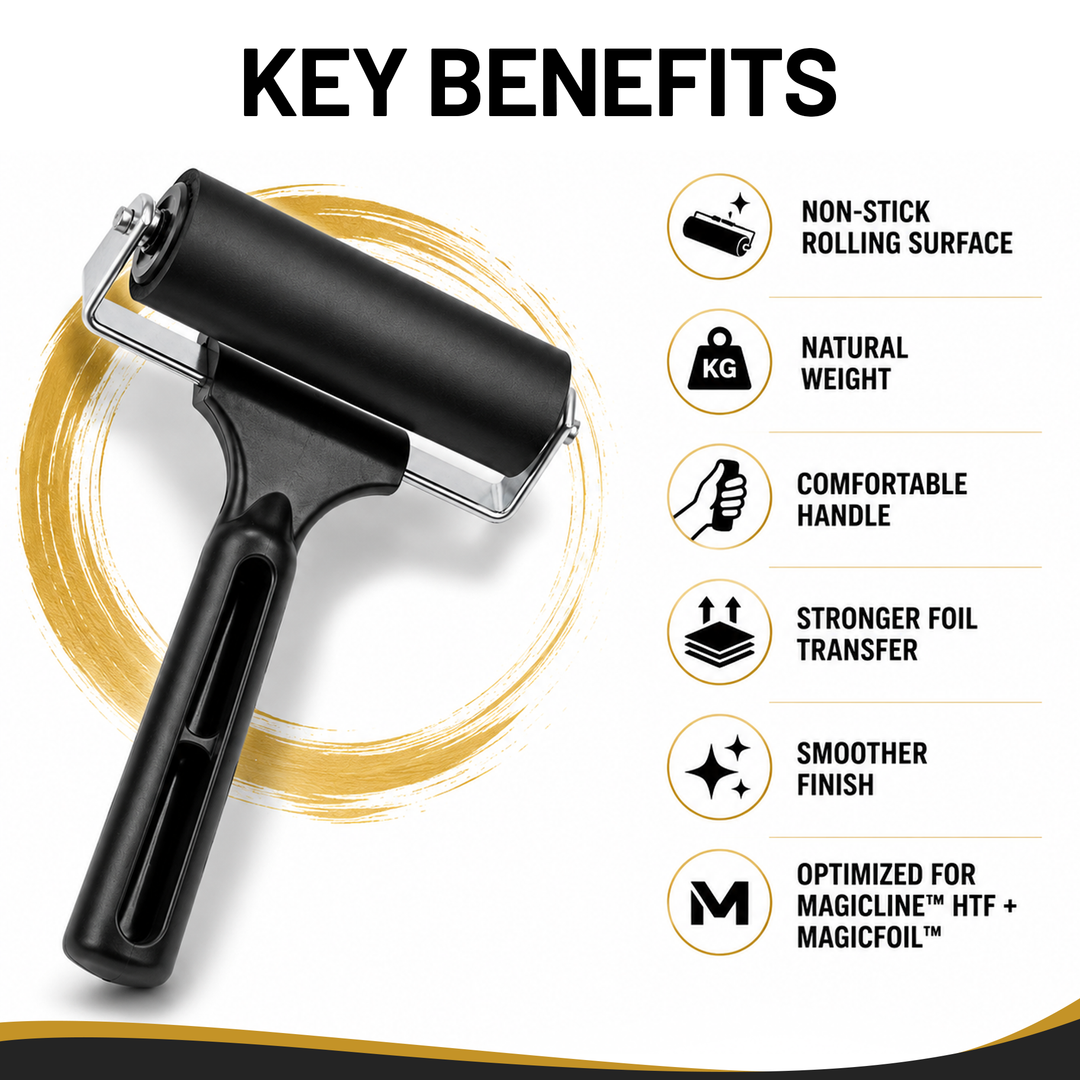 MagicLine™ Hand Roller – Premium Marble Roller for HTF &amp; MagicFoil™ Transfer Bonding