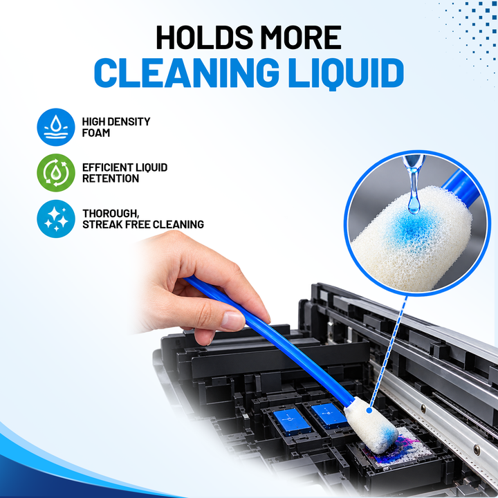 DTGPRO Professional Printer Cleaning Foam Swabs for DTF, DTG &amp; UV Printers