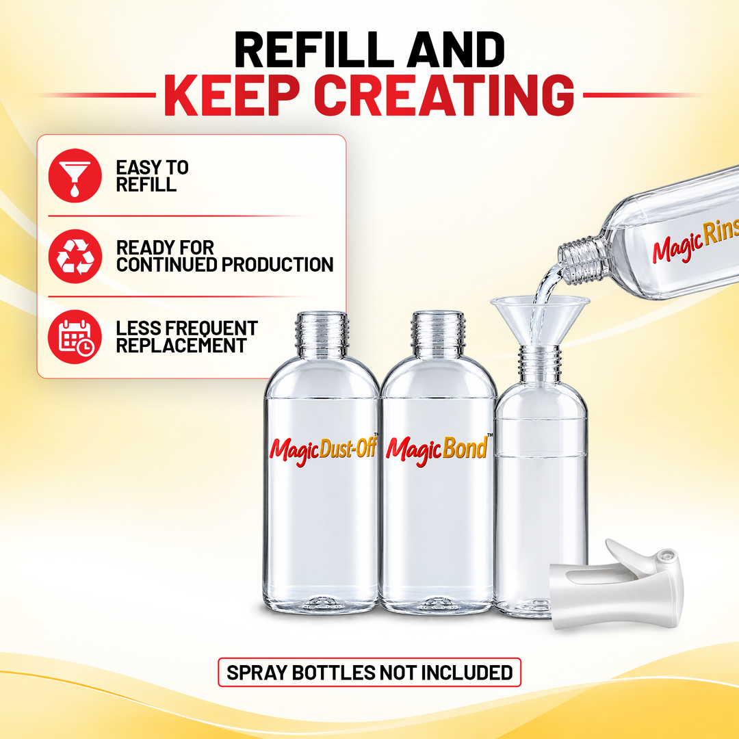 MagicLine™ Finishing Solutions Refill Pack – MagicBond™, MagicDust-Off™ &amp; MagicRinse™