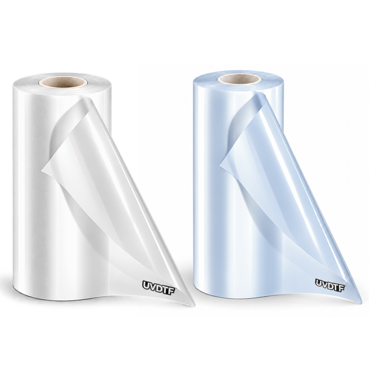 UVDTF Genesis Film for Roll Printers, Professional UV DTF Printable Transfer Film for Hard Surface Stickers, Glass, Acrylic, Metal, Plastic &amp; More