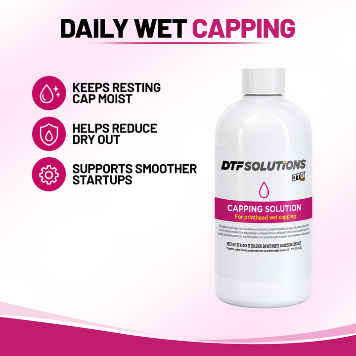 DTGPRO Capping Solution for DTF &amp; DTG Printhead Wet Capping