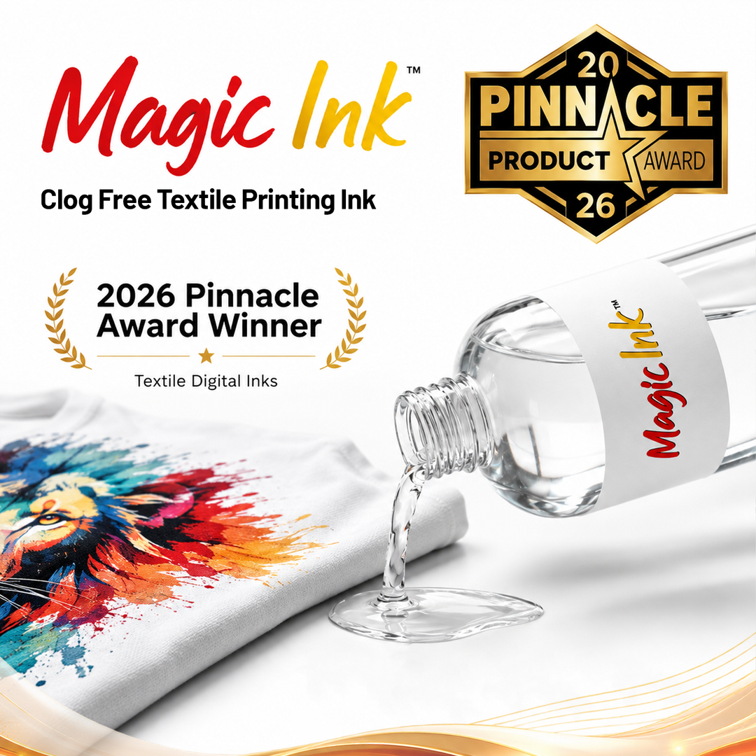 MagicInk™ Clog-Free HTF Ink for Canon Printers | DTF, HTF &amp; Textile Printing Ink