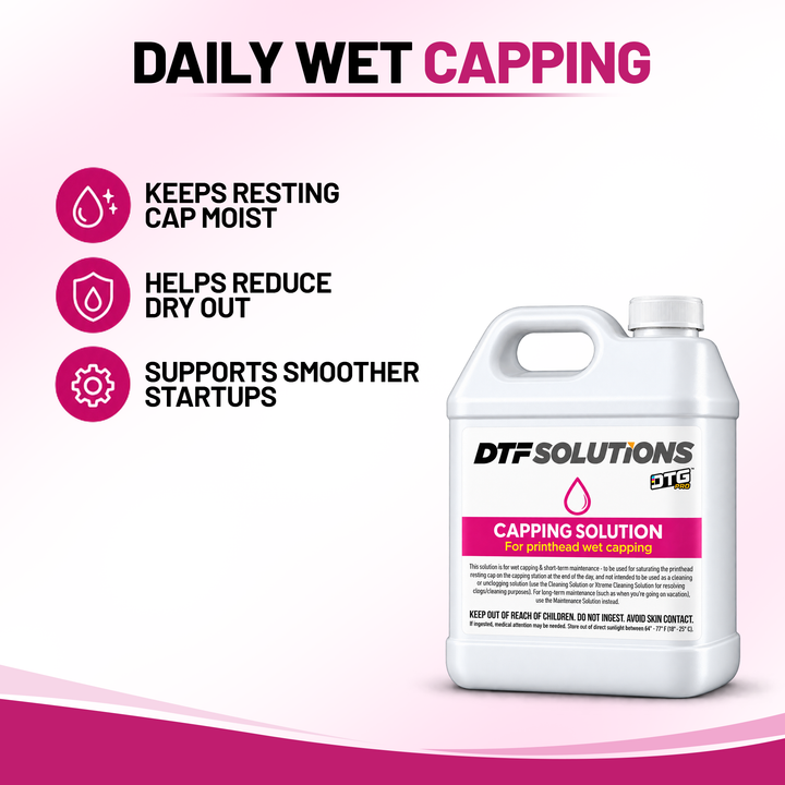 DTGPRO Capping Solution for DTF &amp; DTG Printhead Wet Capping