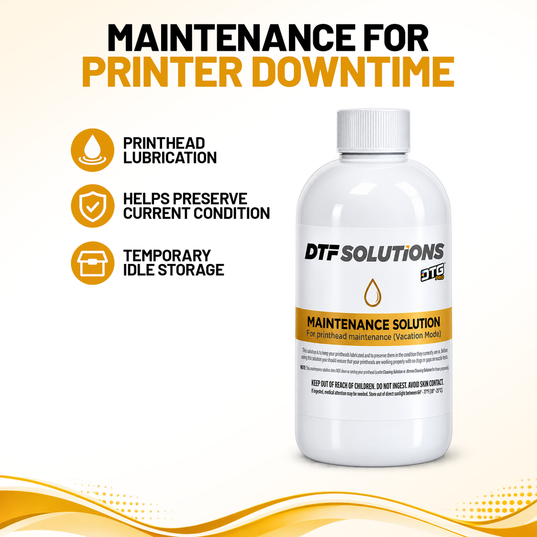 DTGPRO™ Printhead Maintenance Kit with 100ml Maintenance Solution, Syringes &amp; Tubes for DTF, DTG, UV &amp; Sublimation Printers