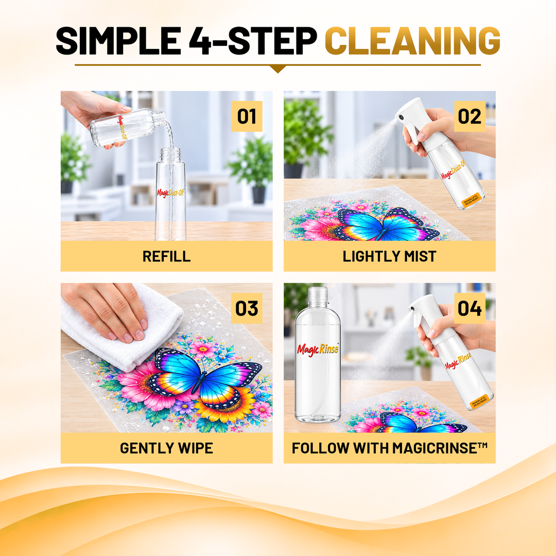 MagicDust-Off Anti-Static Fine Powder Remover for DTF &amp; MagicInk Transfers