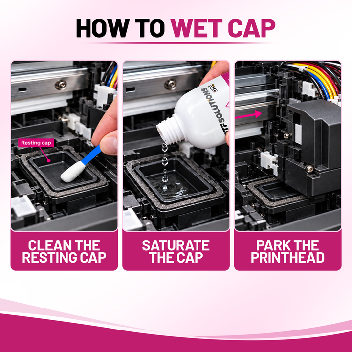 DTGPRO Capping Solution for DTF &amp; DTG Printhead Wet Capping
