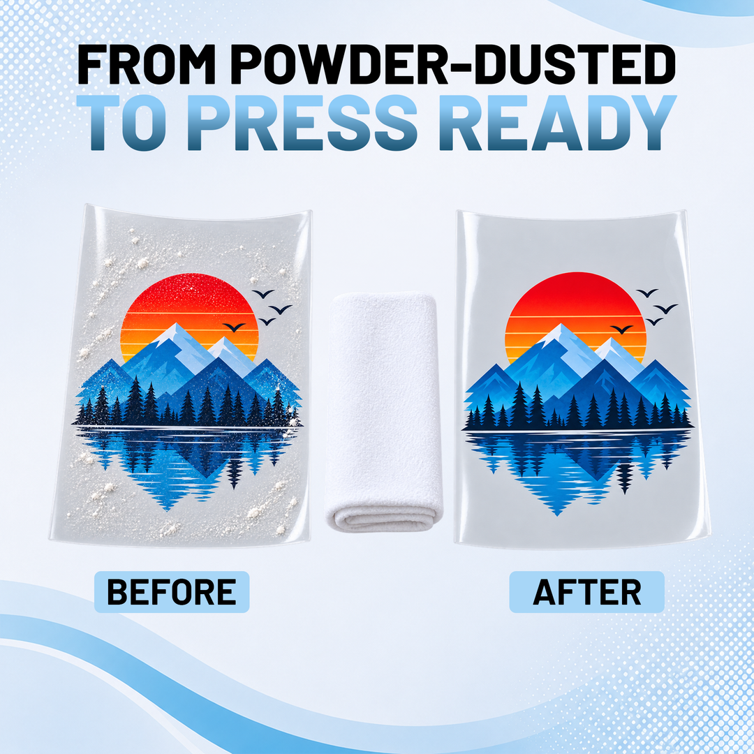 MagicWipe™ Lint-Free Cleaning Cloths – 12 × 17 Inch Anti-Static Powder &amp; Fines Removal Wipes for DTF Film &amp; Print Equipment