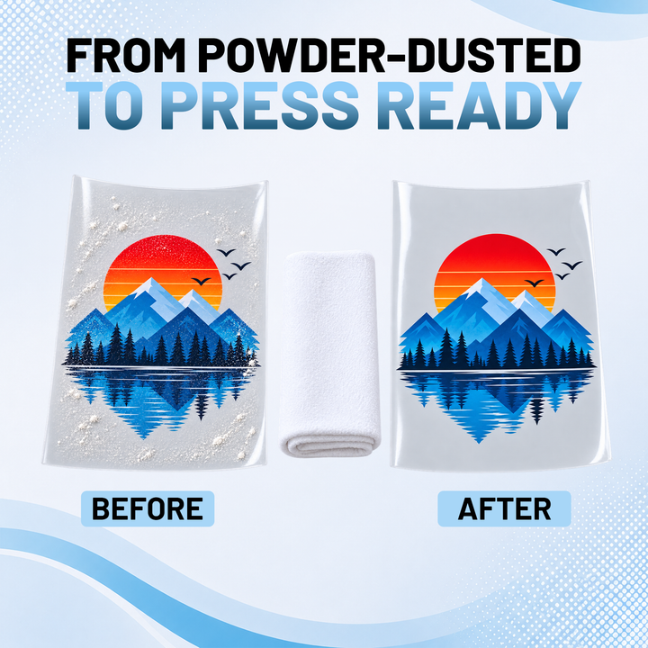 MagicWipe™ Lint-Free Cleaning Cloths – 12 × 17 Inch Anti-Static Powder &amp; Fines Removal Wipes for DTF Film &amp; Print Equipment