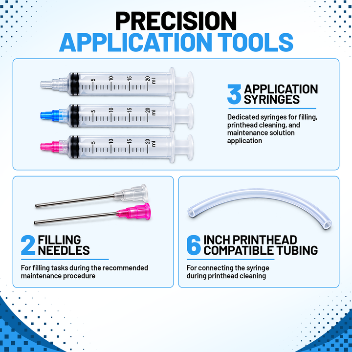 EPSON UNIVERSAL DTF Printhead Maintenance Pack – 4 Solutions + Maintenance Accessories