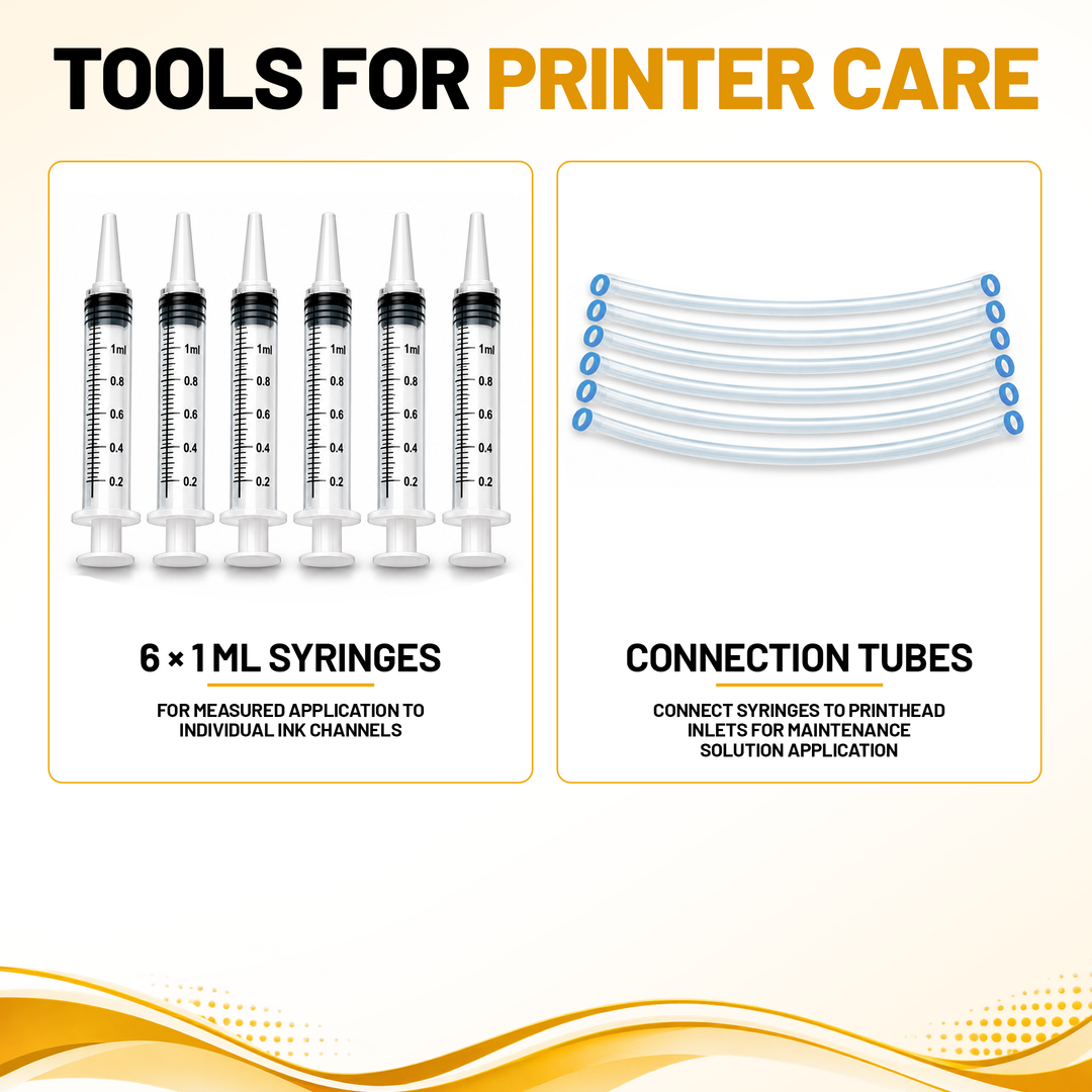 DTGPRO™ Printhead Maintenance Kit with 100ml Maintenance Solution, Syringes &amp; Tubes for DTF, DTG, UV &amp; Sublimation Printers
