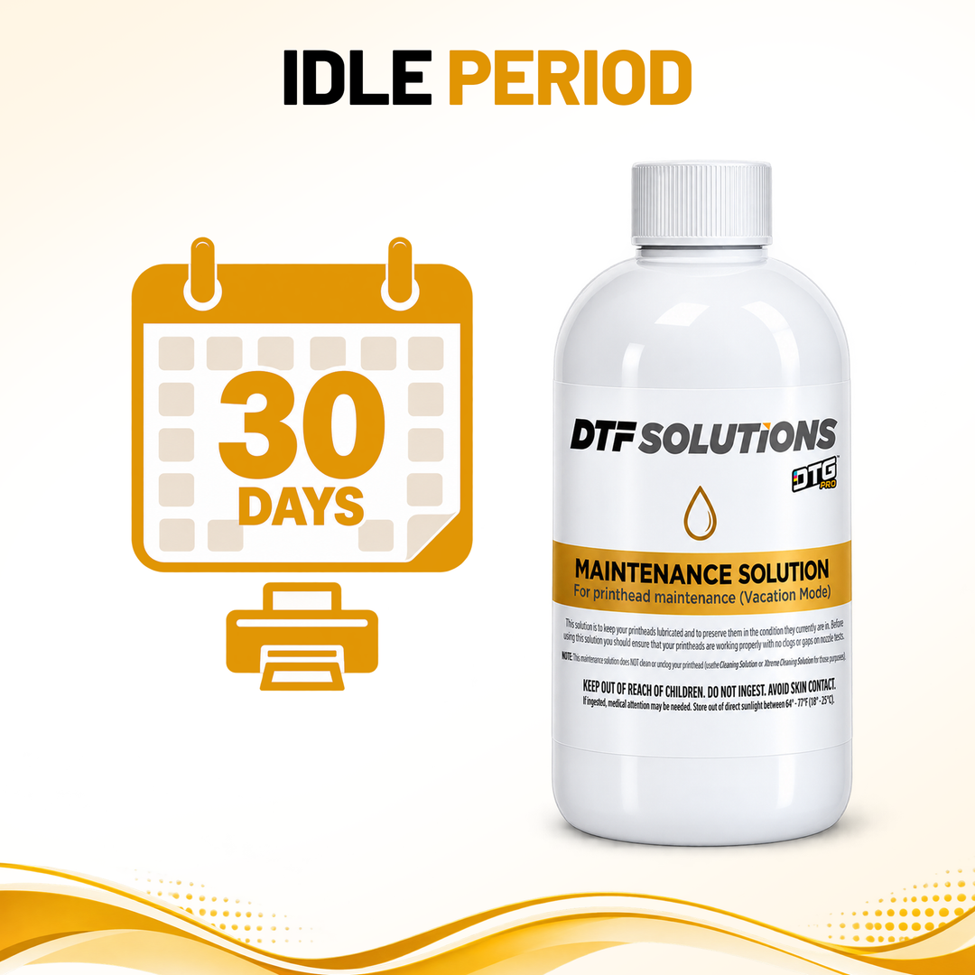 DTGPRO™ Printhead Maintenance Kit with 100ml Maintenance Solution, Syringes &amp; Tubes for DTF, DTG, UV &amp; Sublimation Printers