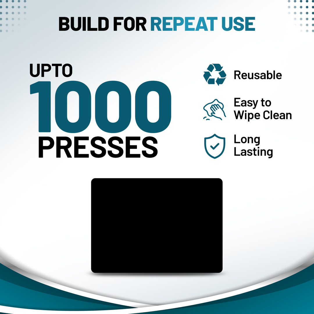 MagicLine™ HeatGuard Silicone Press Mat for DTF and White Toner Transfers