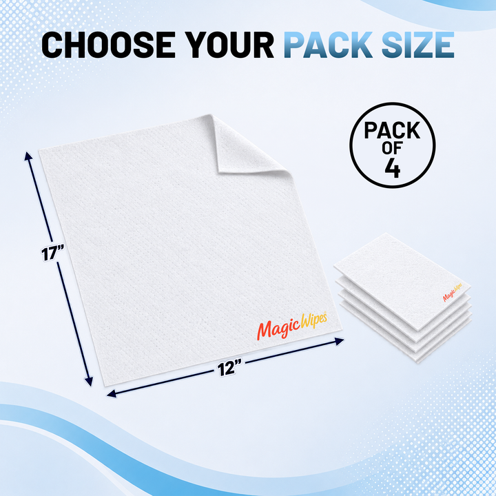 MagicWipe™ Lint-Free Cleaning Cloths – 12 × 17 Inch Anti-Static Powder &amp; Fines Removal Wipes for DTF Film &amp; Print Equipment