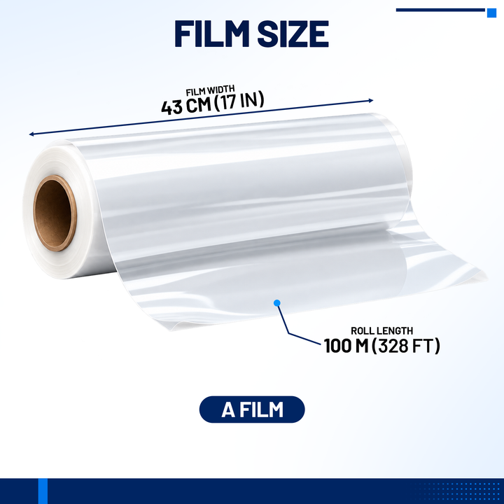 UVDTF Genesis Film for Roll Printers, Professional UV DTF Printable Transfer Film for Hard Surface Stickers, Glass, Acrylic, Metal, Plastic &amp; More