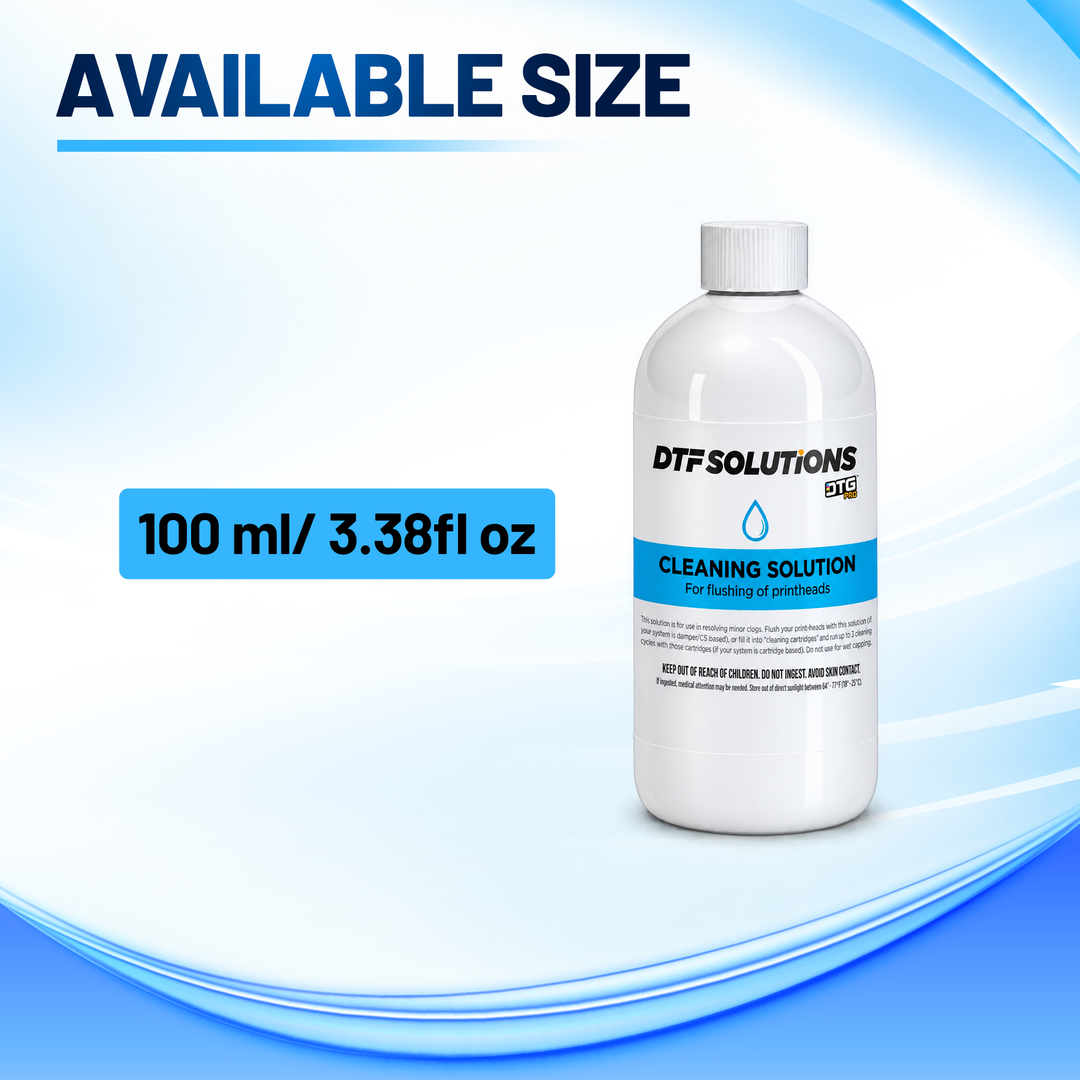 DTGPRO Cleaning Solution for DTF &amp; DTG Printhead Cleaning