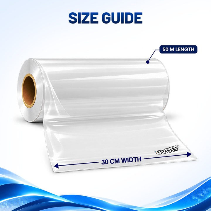UVDTF Premium Film for Roll Printers – UV Ink Transfers for Hard Surfaces