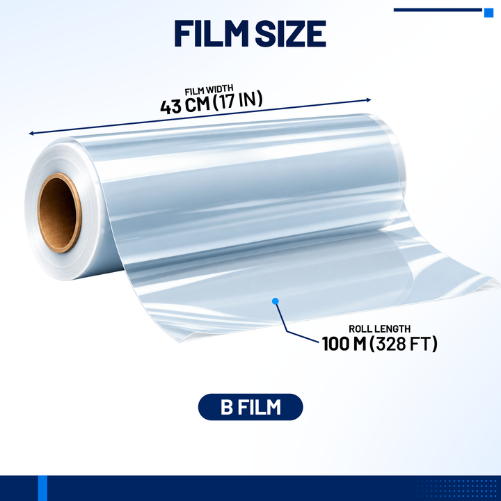 UVDTF Genesis Film for Roll Printers, Professional UV DTF Printable Transfer Film for Hard Surface Stickers, Glass, Acrylic, Metal, Plastic &amp; More