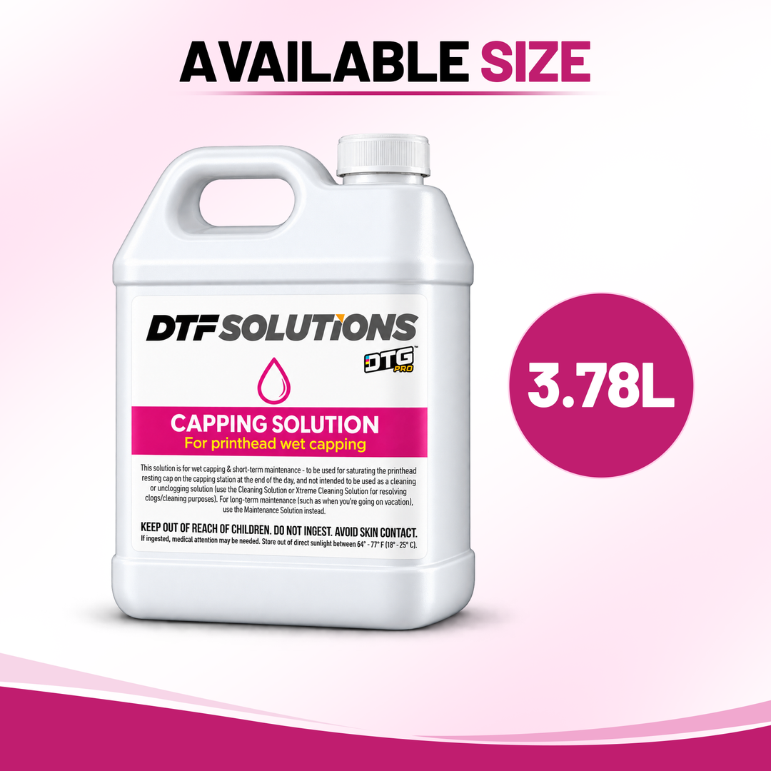 DTGPRO Capping Solution for DTF &amp; DTG Printhead Wet Capping