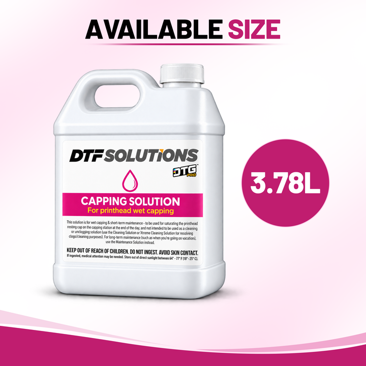DTGPRO Capping Solution for DTF &amp; DTG Printhead Wet Capping