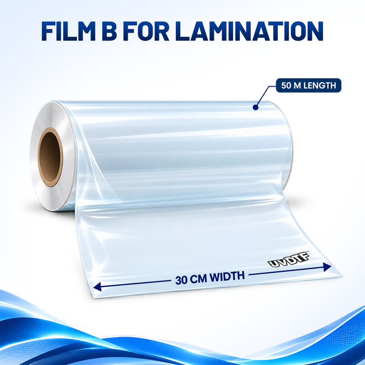 UVDTF Premium Film for Roll Printers – UV Ink Transfers for Hard Surfaces