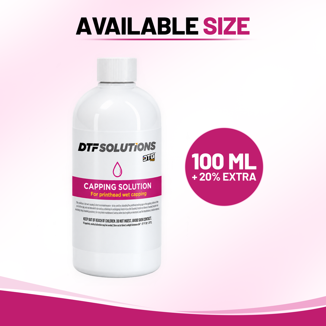 DTGPRO Capping Solution for DTF &amp; DTG Printhead Wet Capping
