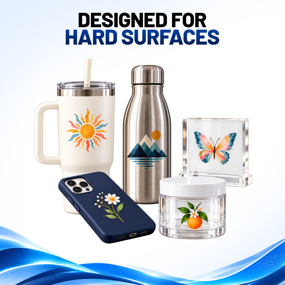 UVDTF Premium Film for Roll Printers – UV Ink Transfers for Hard Surfaces