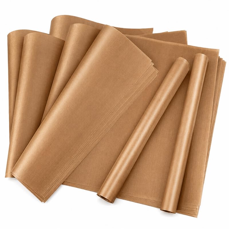PTFE Teflon Heat Press Sheets, Reusable Non-Stick Heat Resistant Transfer Protection Sheets