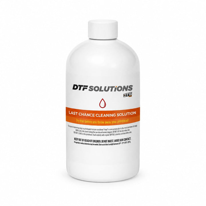 DTGPRO LAST CHANCE™ Printhead Cleaning Solution for Extreme Printer Clogs