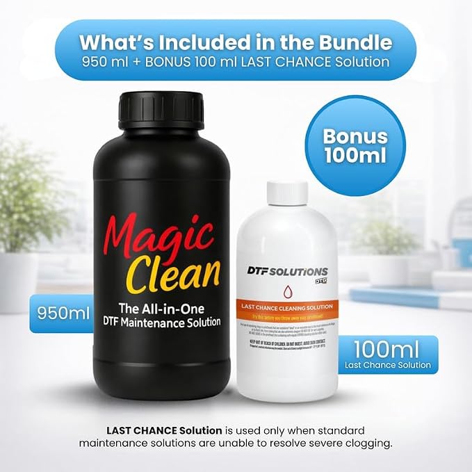MagicClean™ All-in-One DTF Printer Maintenance &amp; Printhead Care System
