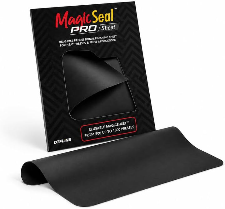MagicSeal Pro™ Reusable Transfer Finishing Sheet for DTF, HTV, DTG &amp; Heat-Applied Transfers