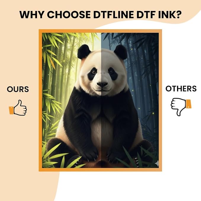 DTFLINE™ Premium Epson DTF Ink 190ML for ET-8550, L1800, XP15000, I3200 &amp; More | Vibrant Color &amp; Wash Durable