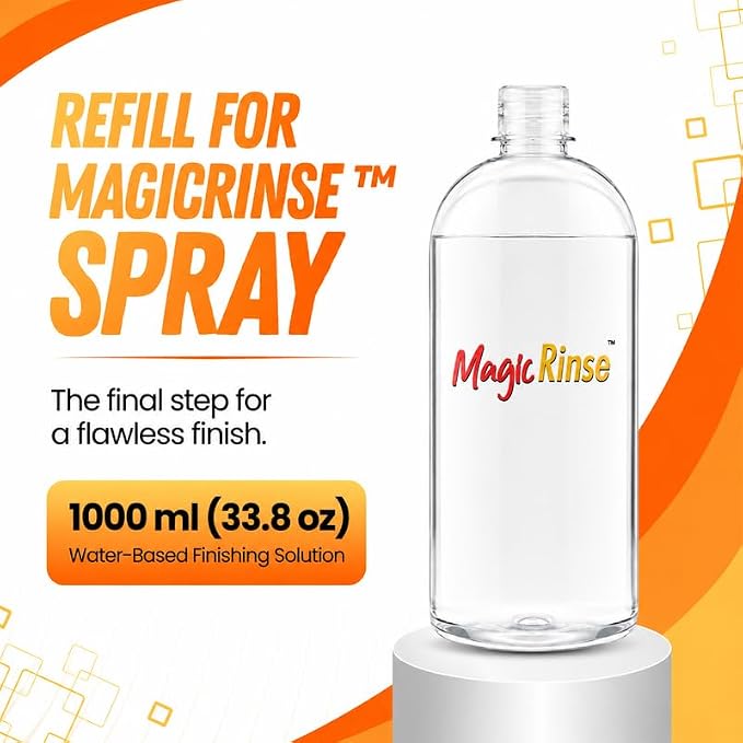 MagicRinse™ DTF Finishing Spray – Water-Based Transfer Finishing Solution for Cleaner, Static-Free Transfer Preparation