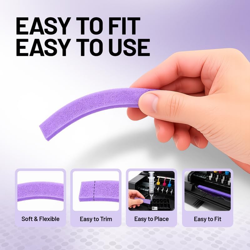 Splash Absorbing Strips for Printhead Maintenance