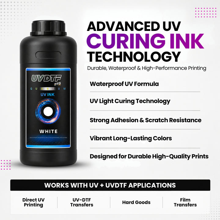 DTFLine™ QUANTUM UV / UVDTF Ink – Premium UV Printer Ink for Epson-Based Printheads