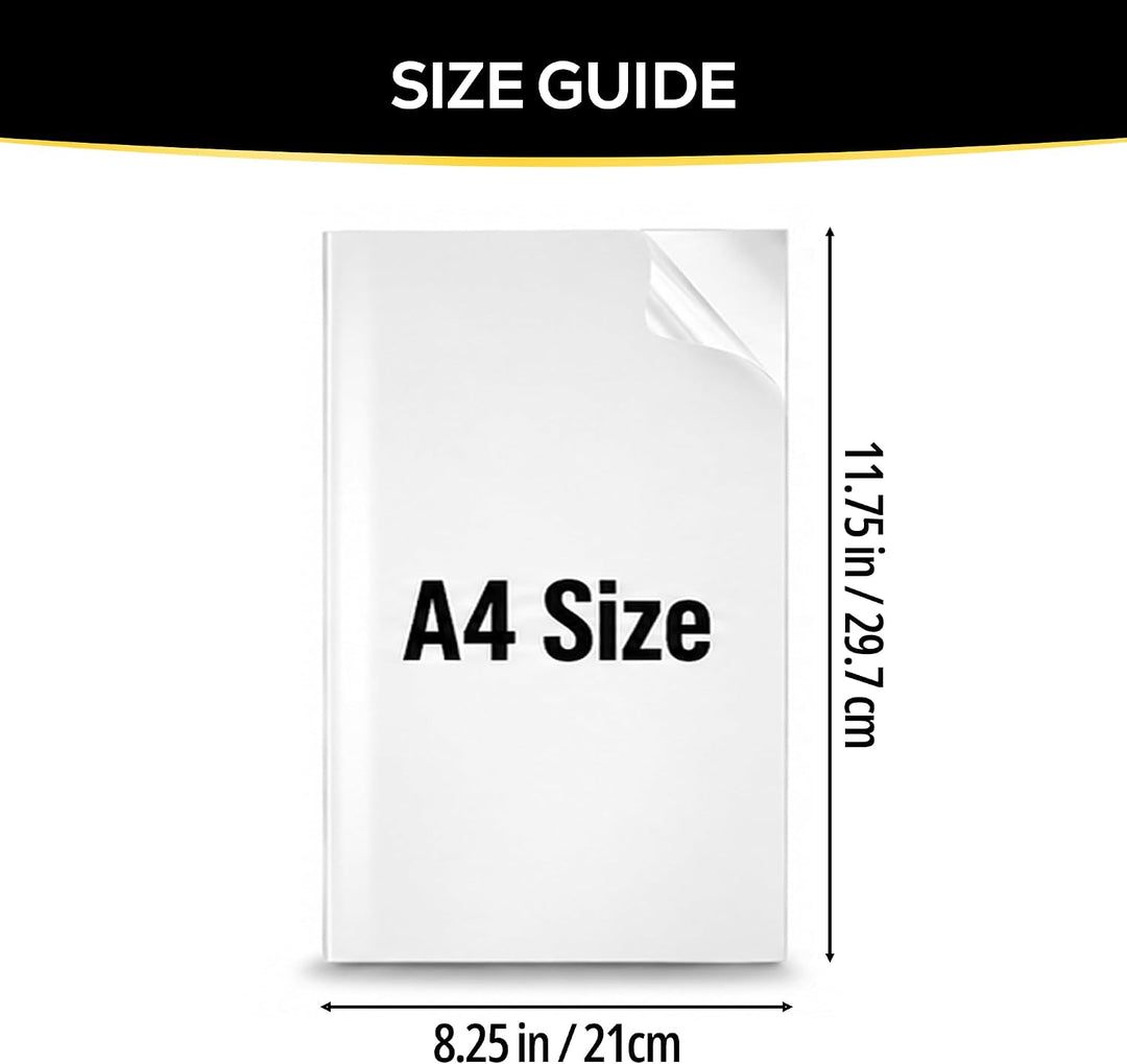 DTFLINE™ INSTAPEEL DTF Transfer Film Sheets – Premium Matte Warm Peel PET Film for DTF Printers
