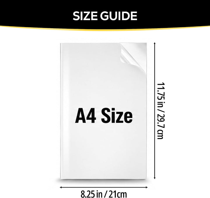 DTFLINE™ INSTAPEEL DTF Transfer Film Sheets – Premium Matte Warm Peel PET Film for DTF Printers