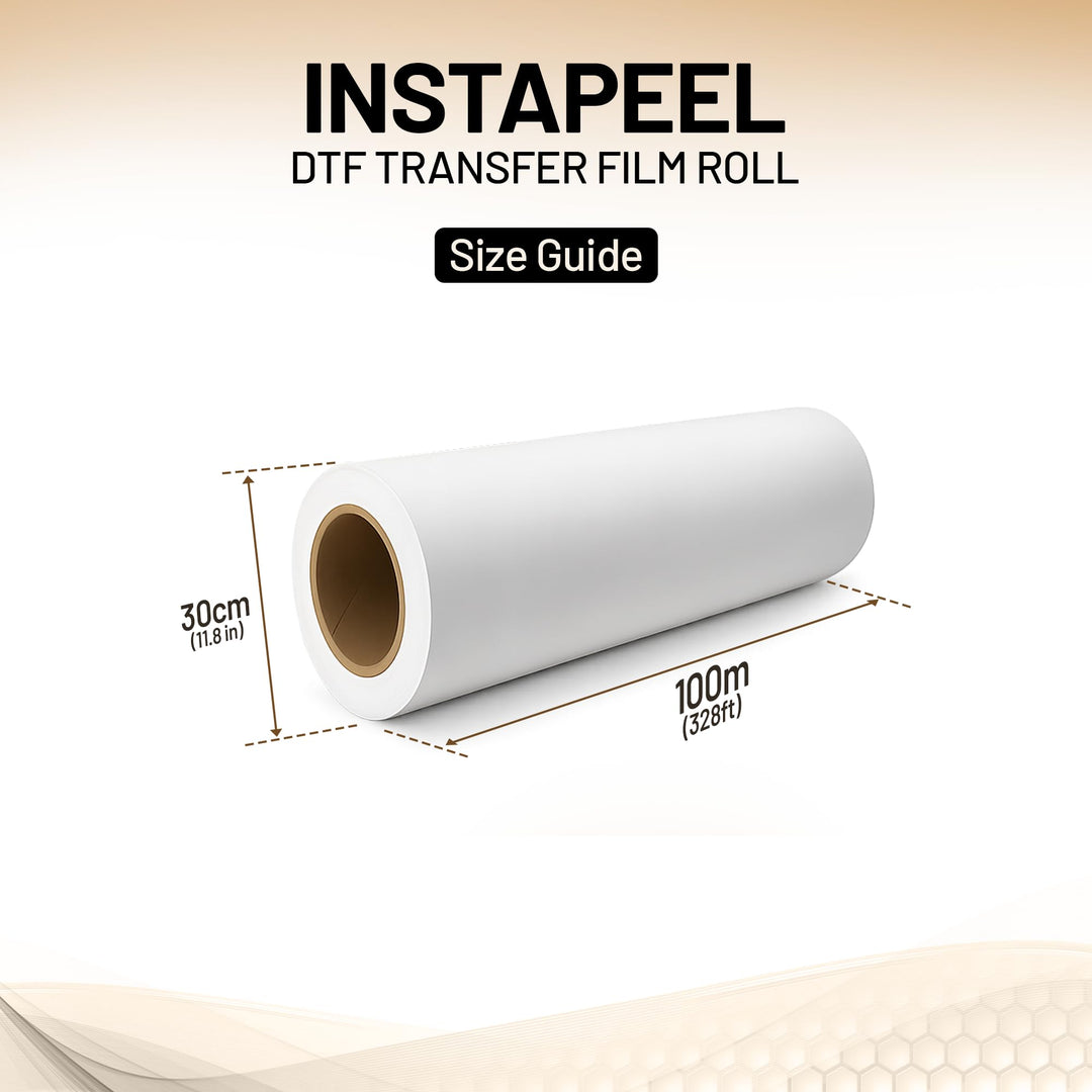 DTFLINE™  Premium Matte DTF Transfer Film Rolls – Warm Peel PET Film for DTF Printers