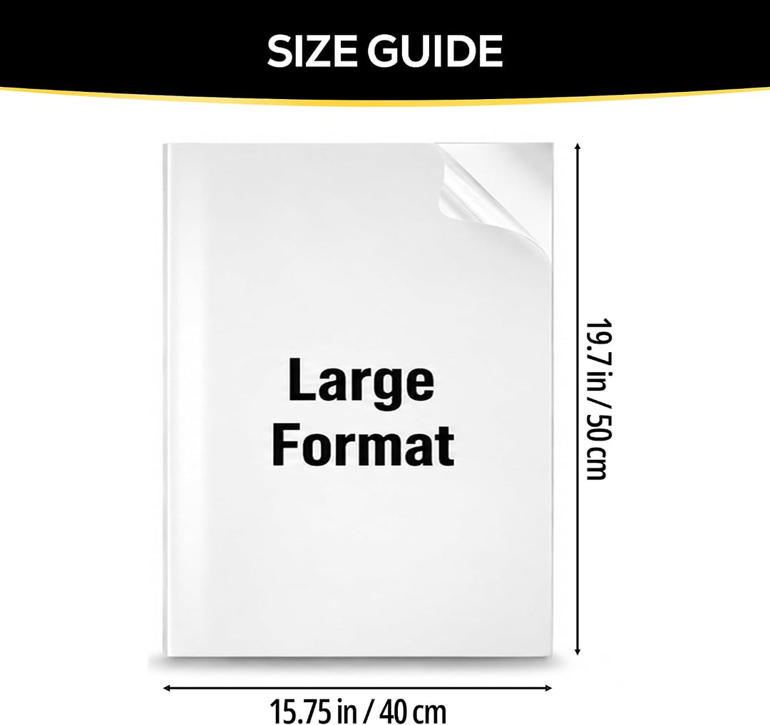 DTFLINE™ INSTAPEEL DTF Transfer Film Sheets – Premium Matte Warm Peel PET Film for DTF Printers