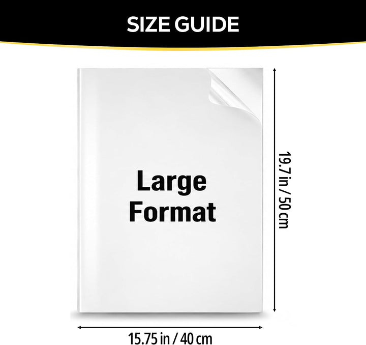 DTFLINE™ INSTAPEEL DTF Transfer Film Sheets – Premium Matte Warm Peel PET Film for DTF Printers